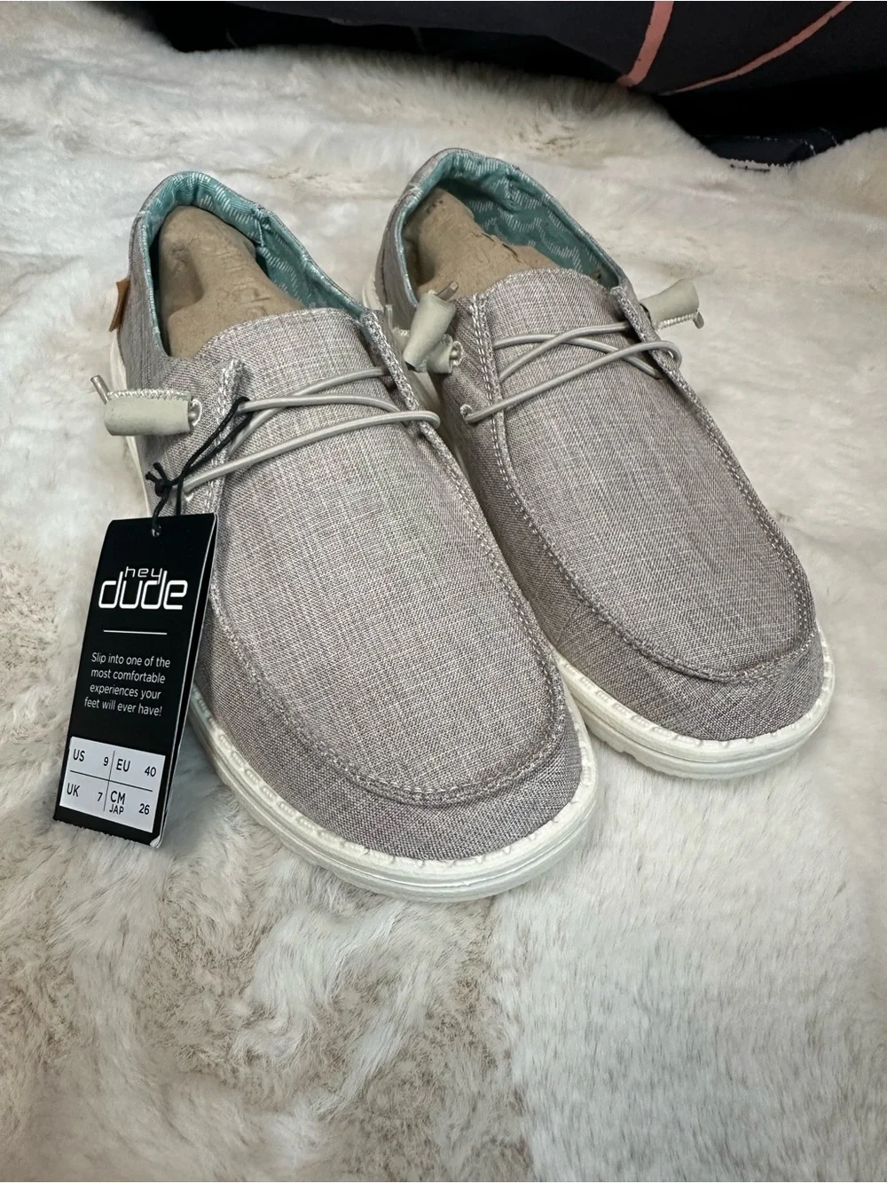 hey dude Women’s Wally Slip-On Shoes - Taupe size 9 NWT